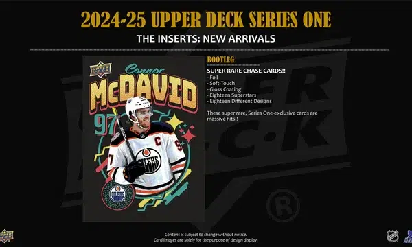 2025-26 Upper Deck Hockey Series 1 Hobby Box - Sealed