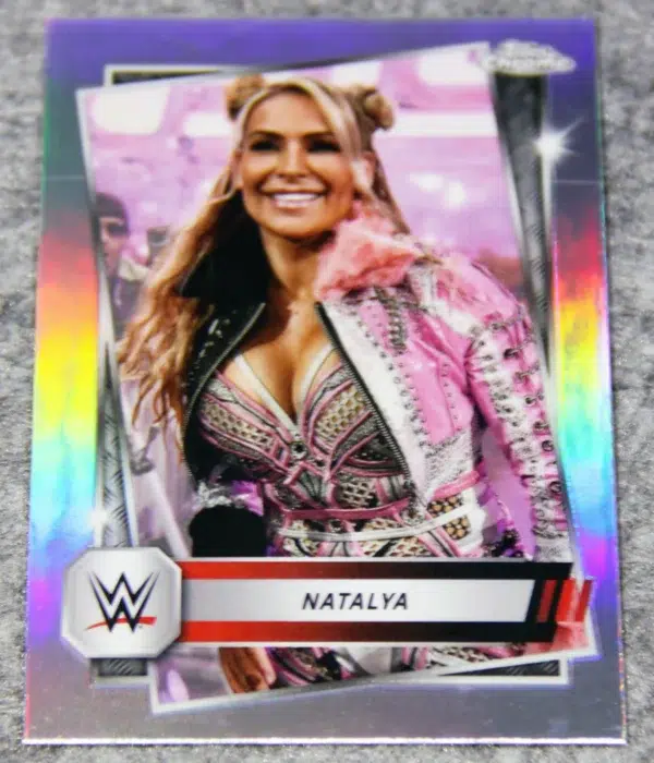 2025 Natalya #87 Topps Chrome WWE RAW Refractor