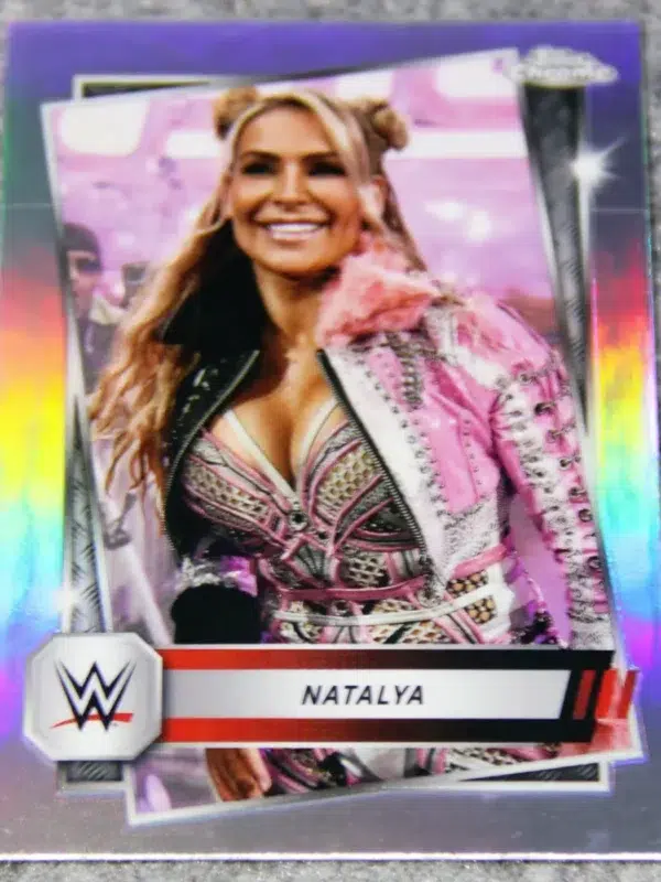 2025 Natalya #87 Topps Chrome WWE RAW Refractor