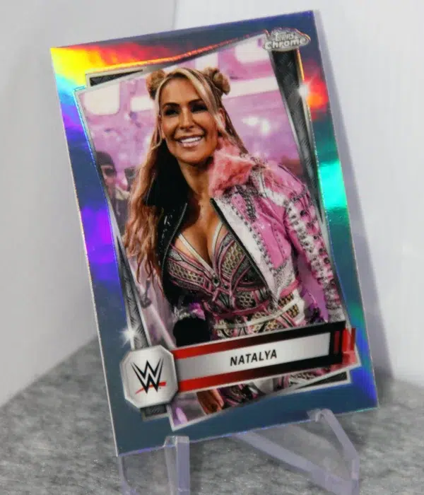 2025 Natalya #87 Topps Chrome WWE RAW Refractor