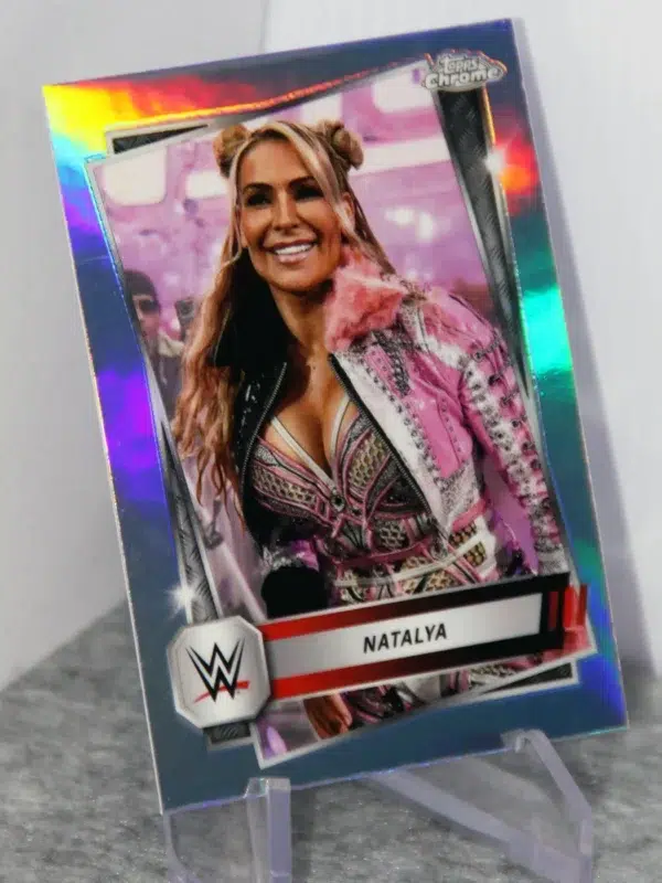 2025 Natalya #87 Topps Chrome WWE RAW Refractor