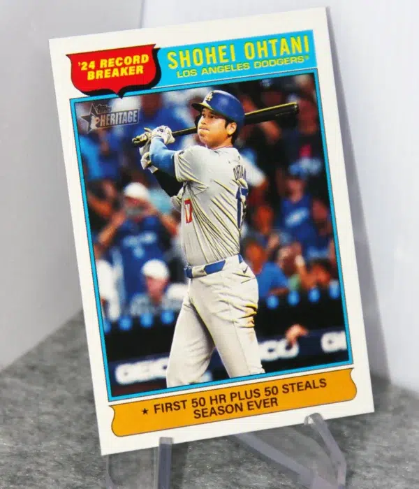2025 Shohei Ohtani #1 Topps Heritage '24 Record Breaker