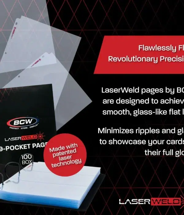 BCW 9-Pocket Pages LaserWeld® 50ct Pack