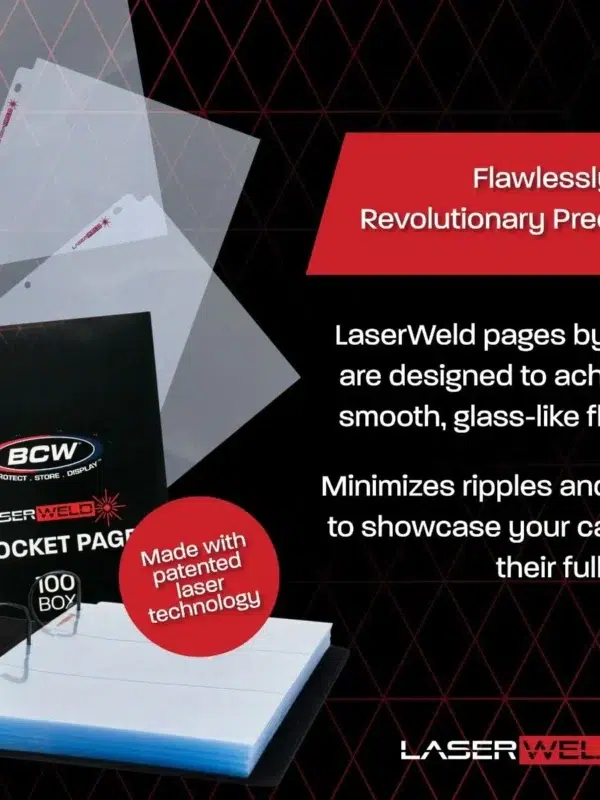 BCW 9-Pocket Pages LaserWeld® 50ct Pack