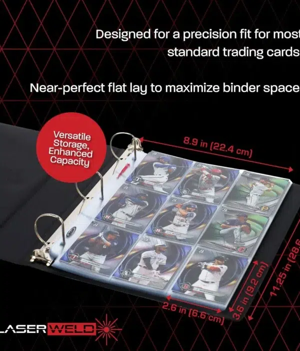 BCW 9-Pocket Pages LaserWeld® 50ct Pack