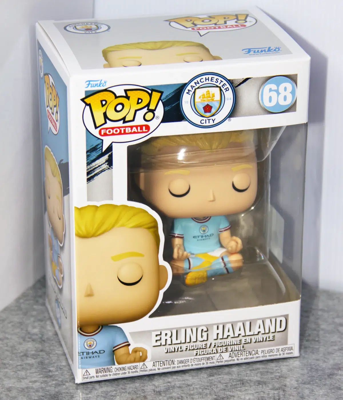 Funko POP! Erling Haaland #68 Premier League Football Manchester City