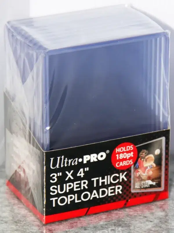 Ultra PRO Clear Super Think Toploaders 3" x 4" 180pt