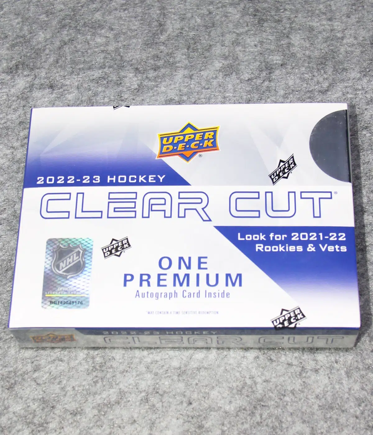2022-23 Upper Deck Clear Cut NHL Hobby Box - Sealed