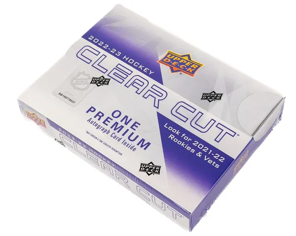 2022-23 Upper Deck Clear Cut NHL Hobby Box - Sealed