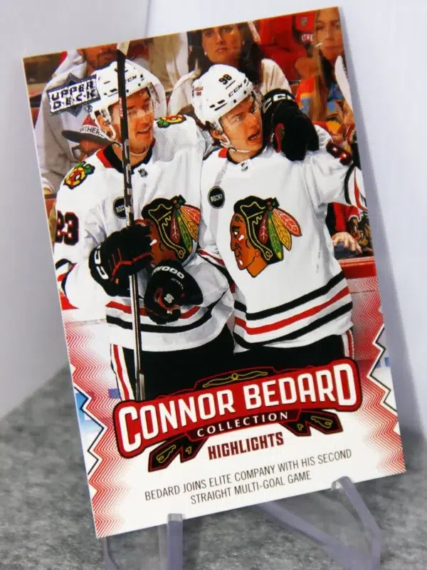 2023-24 Connor Bedard #24 Upper Deck Collection Highlights RC