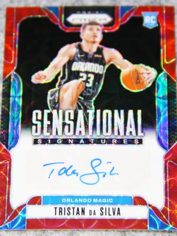 2024-25 Tristan da Silva #SS-TDS Panini Panini Prizm Sensational Signatures Red Choice RC