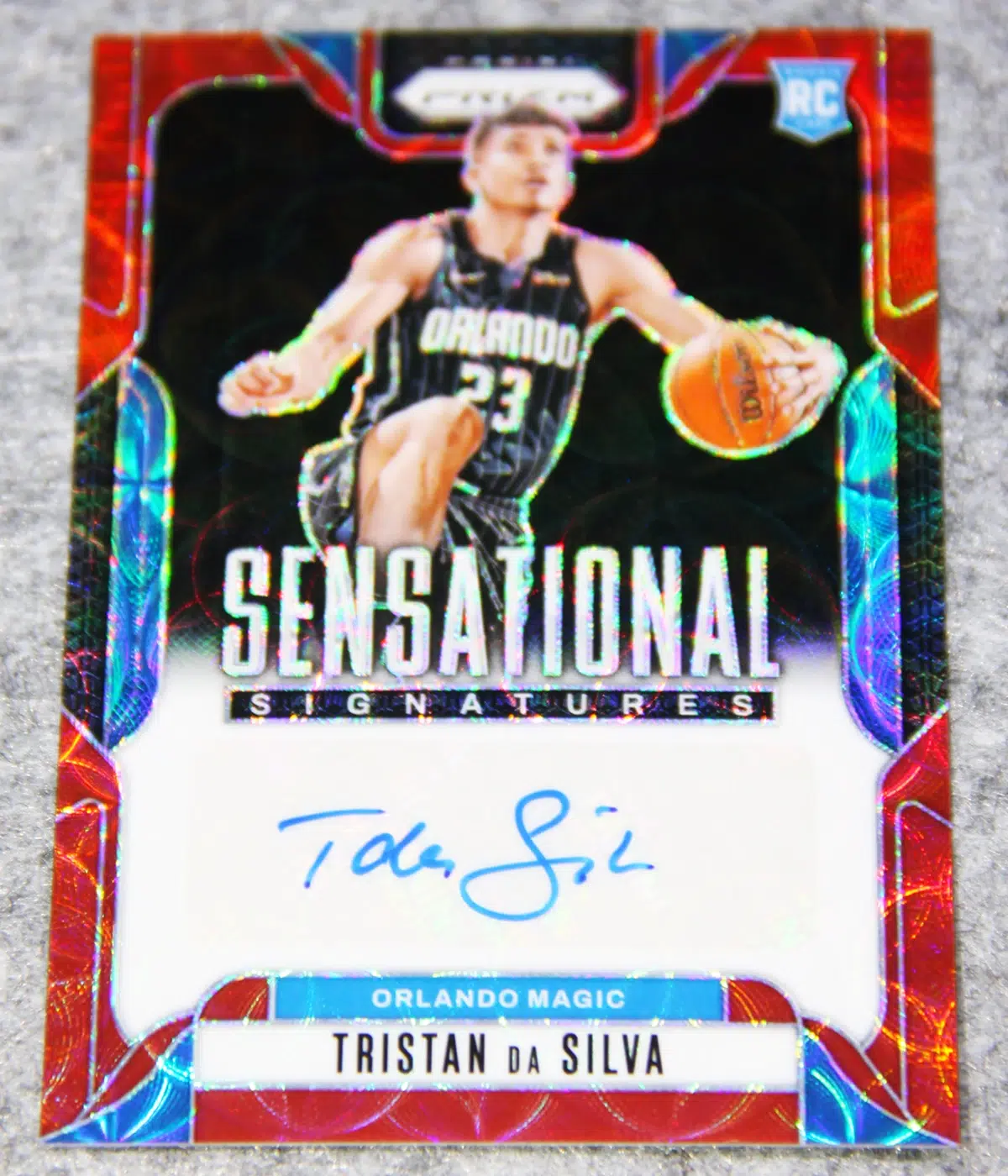 2024-25 Tristan da Silva #SS-TDS Panini Panini Prizm Sensational Signatures Red Choice RC