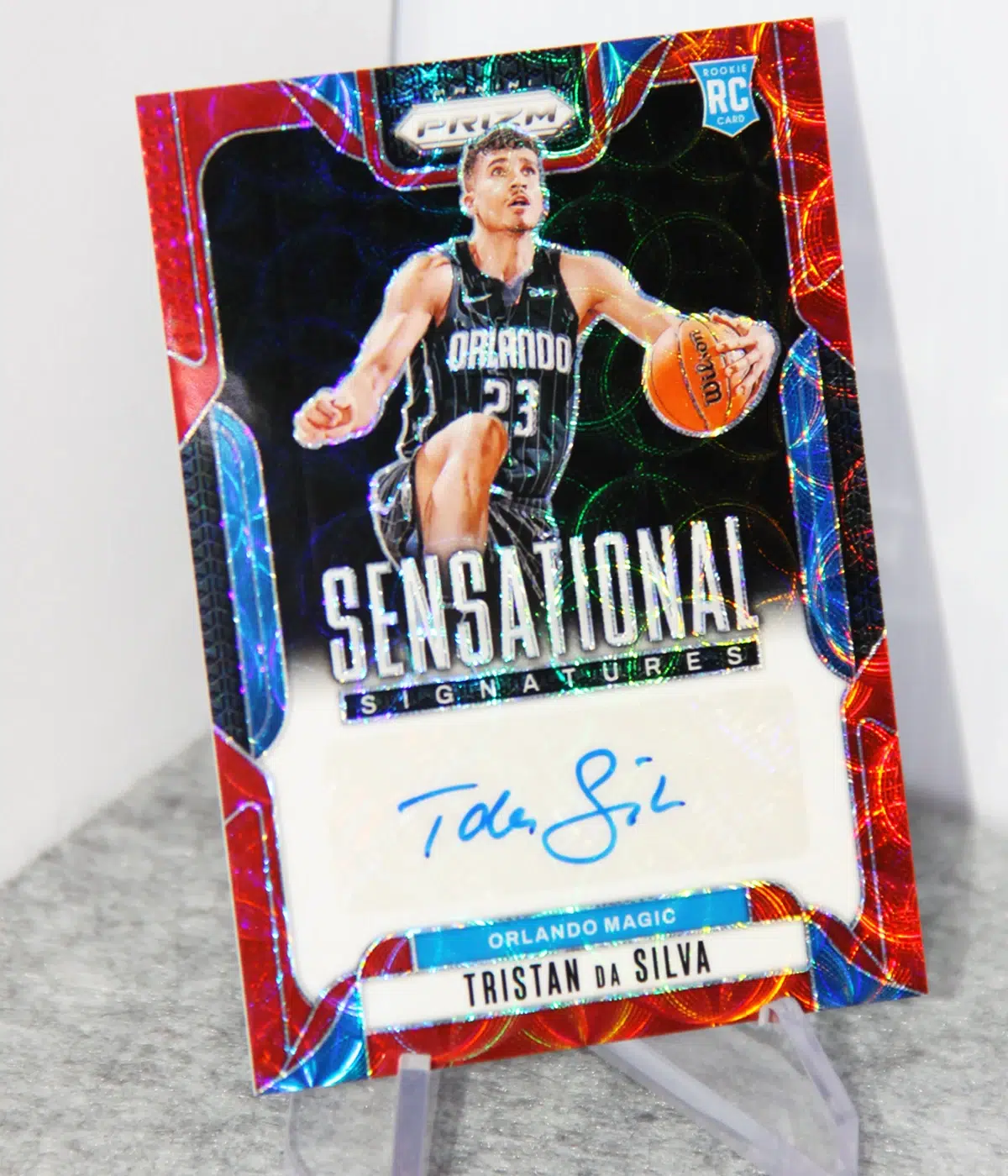 2024-25 Tristan da Silva #SS-TDS Panini Panini Prizm Sensational Signatures Red Choice RC
