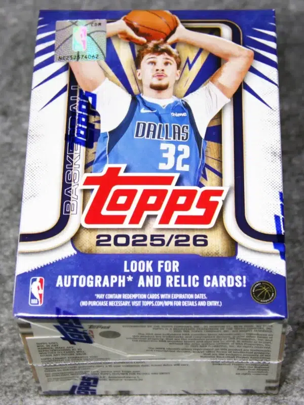 2025-26 Topps NBA Basketball Value Box - Verzegeld