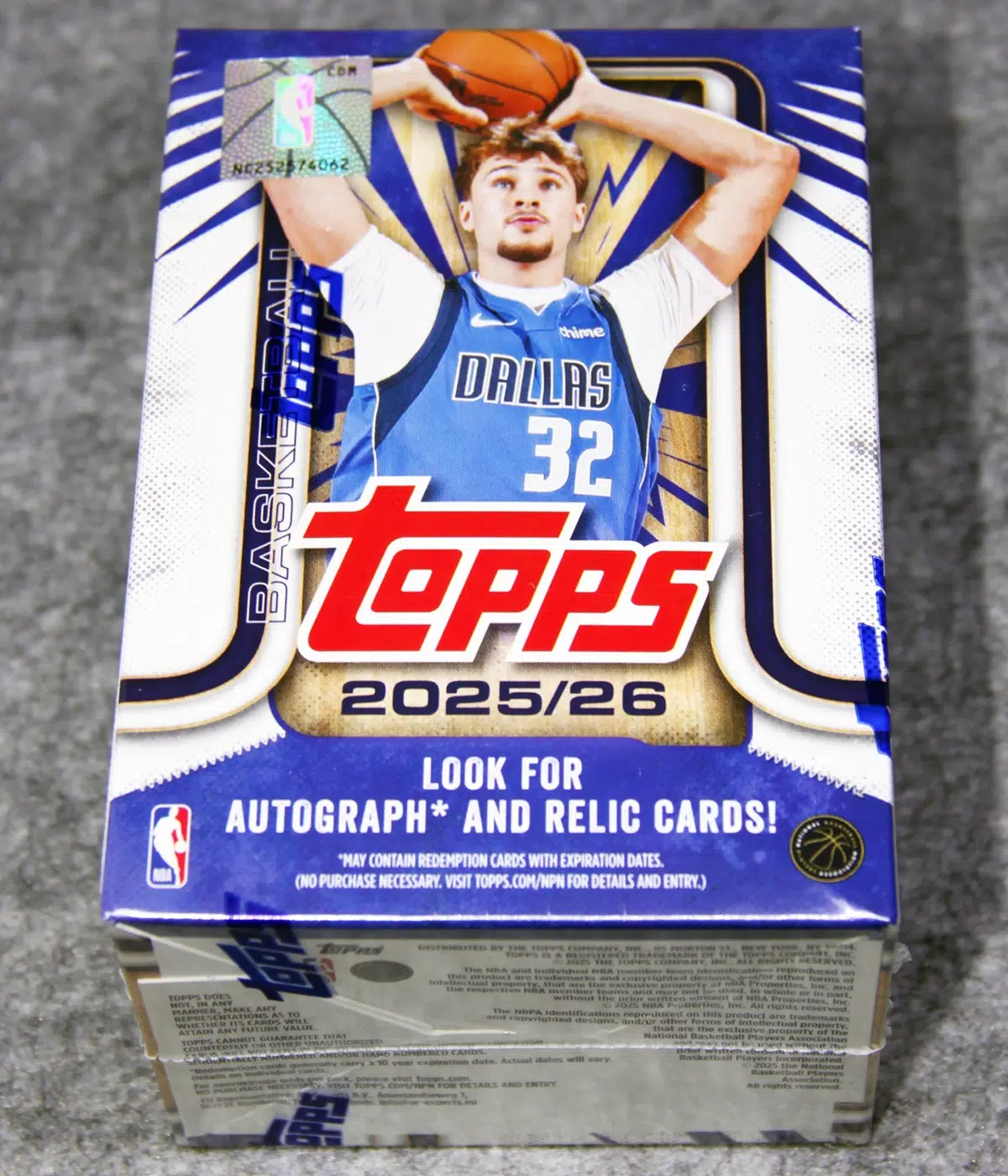 2025-26 Topps NBA Basketball Value Box - Verzegeld
