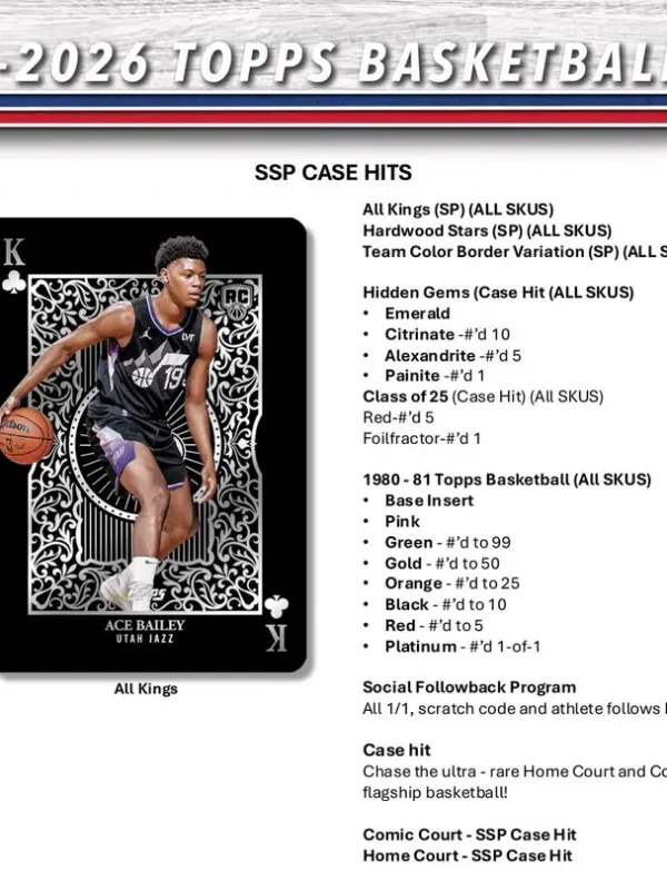 2025-26 Topps NBA Basketball Value Box - Sealed