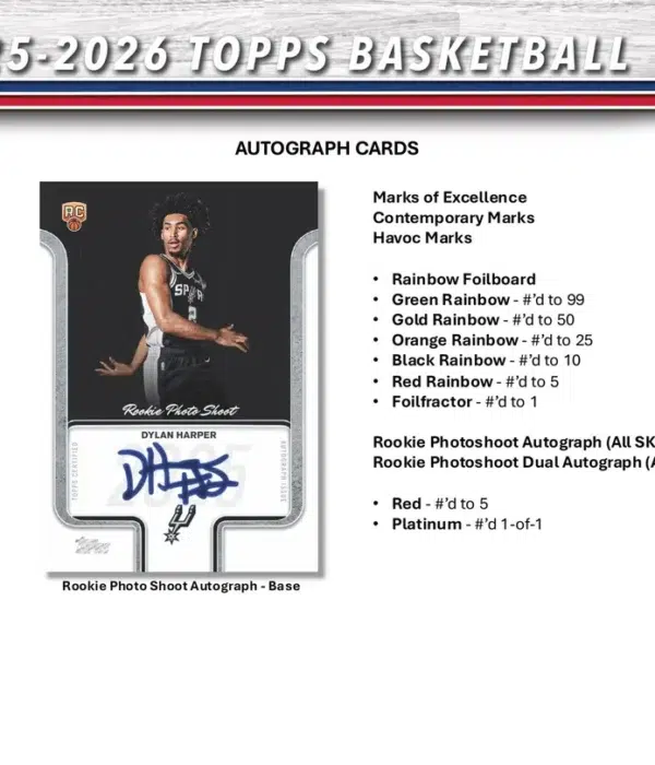2025-26 Topps NBA Basketball Value Box - Verzegeld