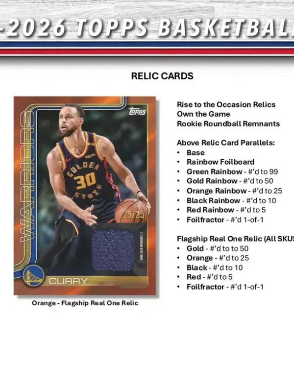 2025-26 Topps NBA Basketball Value Box - Sealed