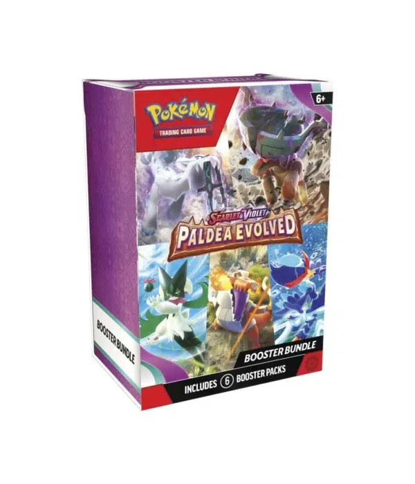 Pokemon TCG Scarlet & Violet Paldea Evolved Booster 6pk Bundle – Sealed