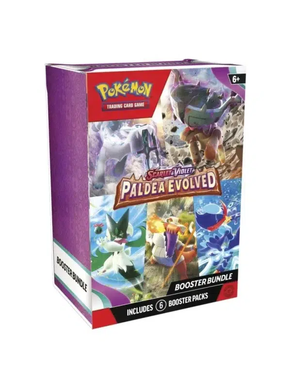 Pokemon TCG Scarlet & Violet Paldea Evolved Booster 6pk Bundle – Sealed