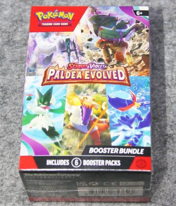 Pokemon TCG Scarlet & Violet Paldea Evolved Booster 6pk Bundle – Sealed