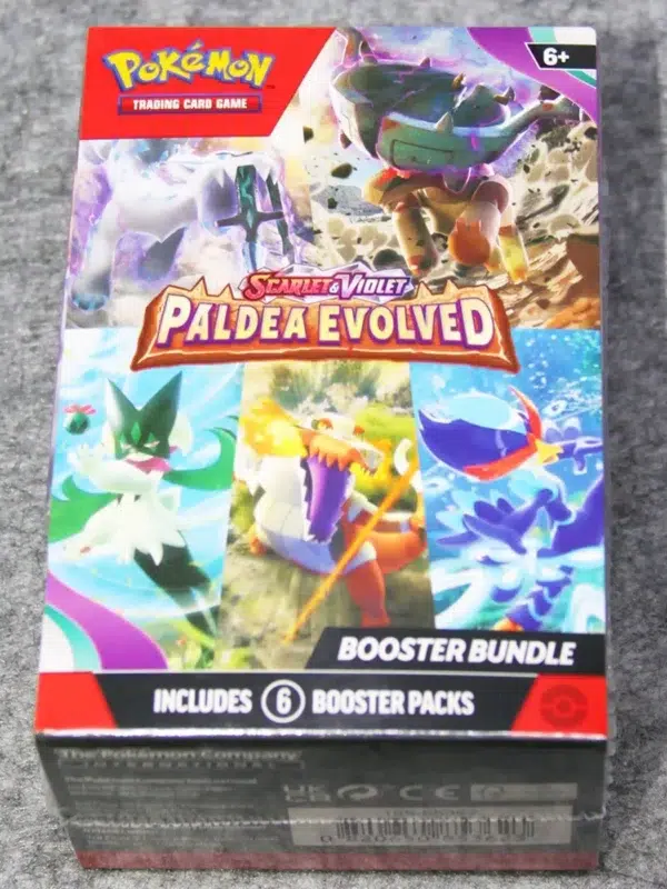 Pokemon TCG Scarlet & Violet Paldea Evolved Booster 6pk Bundle – Sealed