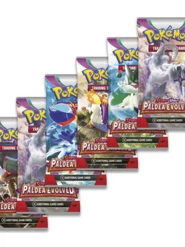 Pokemon TCG Scarlet & Violet Paldea Evolved Booster 6pk Bundle – Sealed