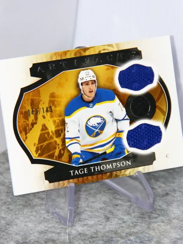 2023-24 Tage Thompson #102 Upper Deck Artifacts Dual Patch /149