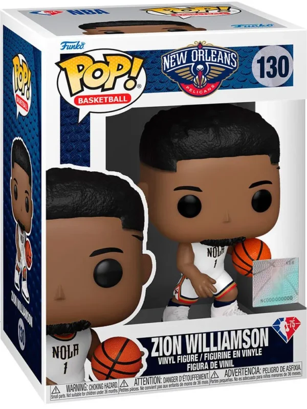 Funko POP! Zion Williamson #130 NBA Basketball New Orleans Pelicans