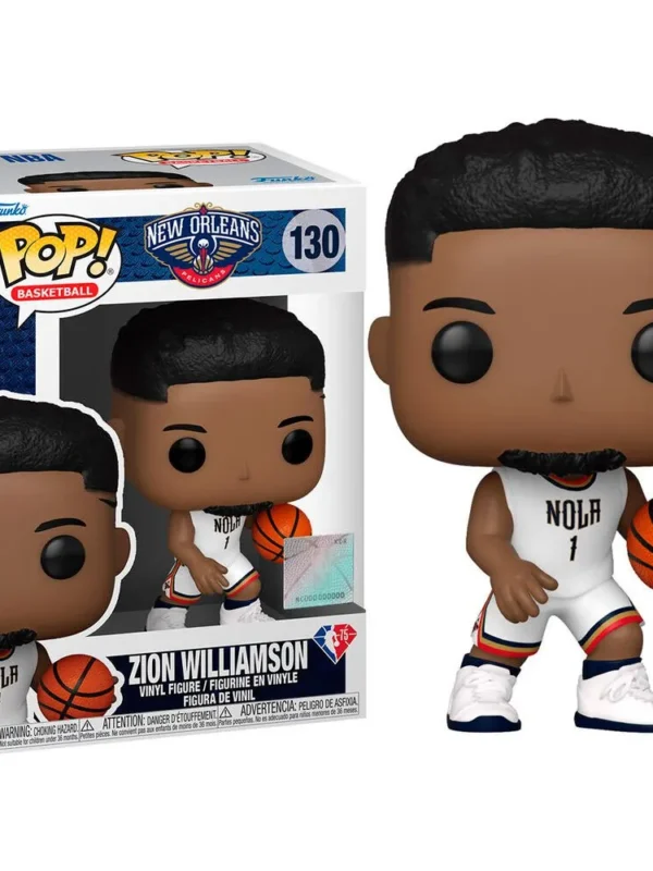 Funko POP! Zion Williamson #130 NBA Basketball New Orleans Pelicans