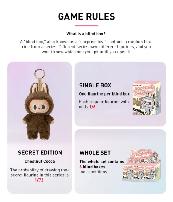 Pop Mart Labubu Exciting Macaron The Monsters Blind Box