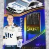 2017 Brad Keselowski #BK Panini Nascar Select Racing Swatches Blue Prizm /199