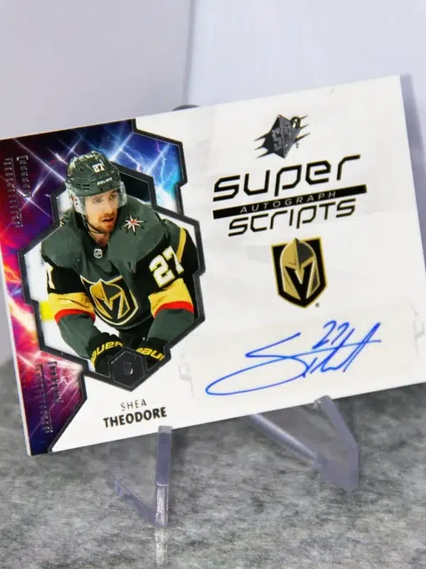 2019-20 Shea Theodore #SS-ST Upper Deck SPx Super Scripts Autograph