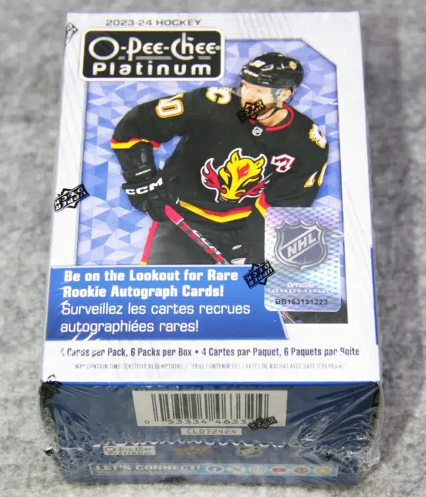 2023-24 Upper Deck O-Pee-Chee Platinum Hockey NHL Blaster Box - Sealed