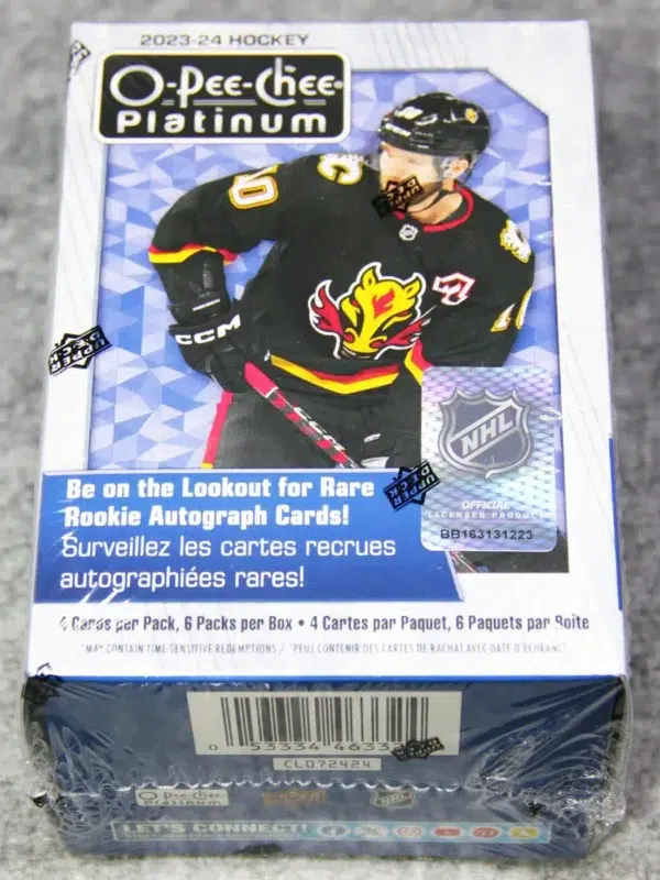 2023-24 Upper Deck O-Pee-Chee Platinum Hockey NHL Blaster Box - Sealed
