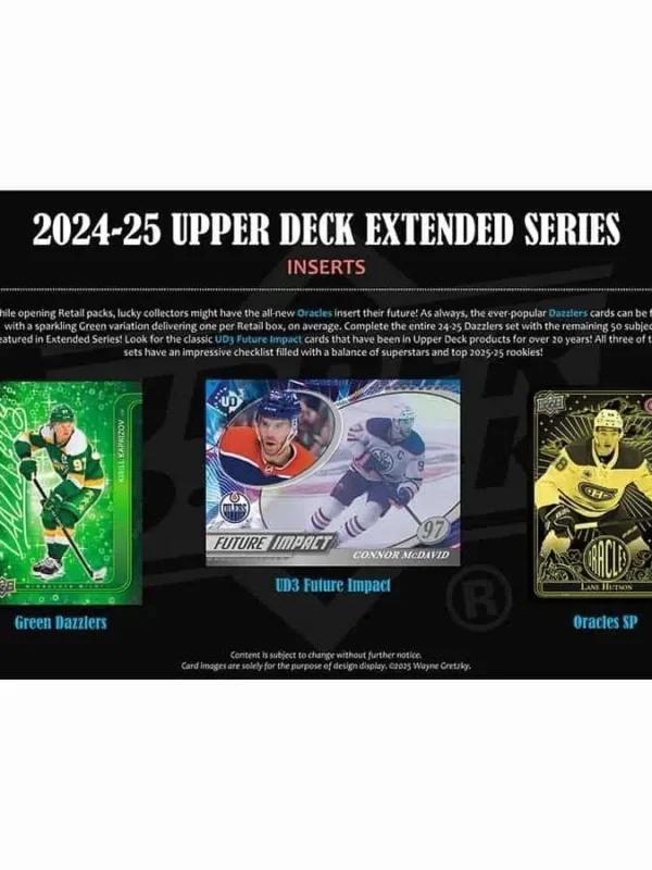 2024-25 Upper Deck Hockey Extended Series Blaster Box - Sealed