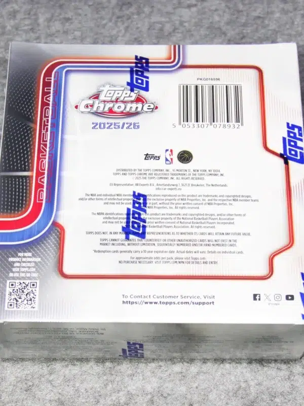 2025-26 Topps Chrome NBA Basketball Mega Box - Sealed