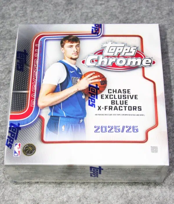 2025-26 Topps Chrome NBA Basketball Mega Box - Sealed