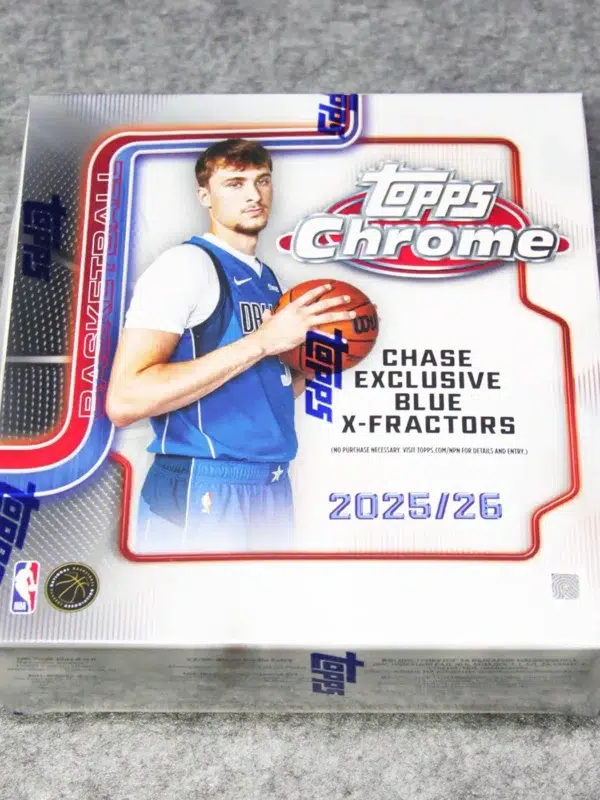 2025-26 Topps Chrome NBA Basketball Mega Box - Sealed