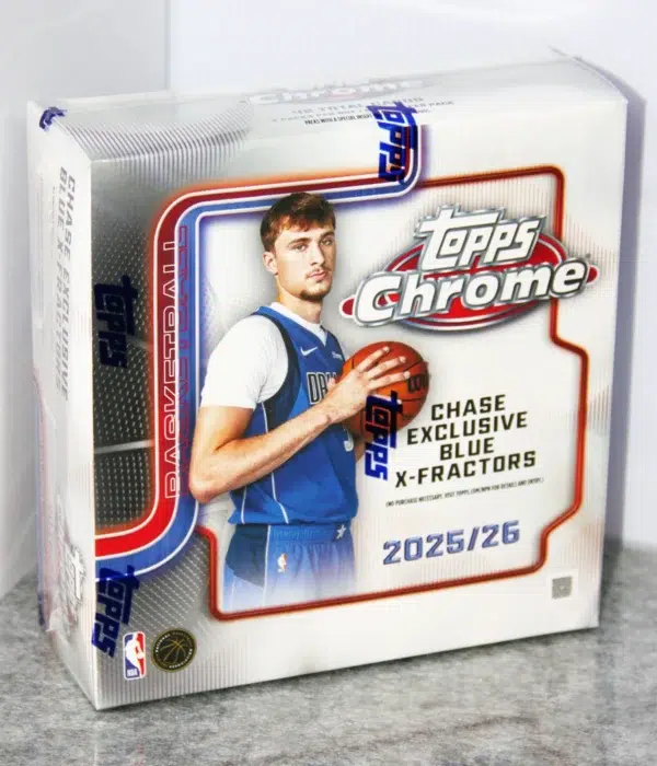 2025-26 Topps Chrome NBA Basketball Mega Box - Sealed