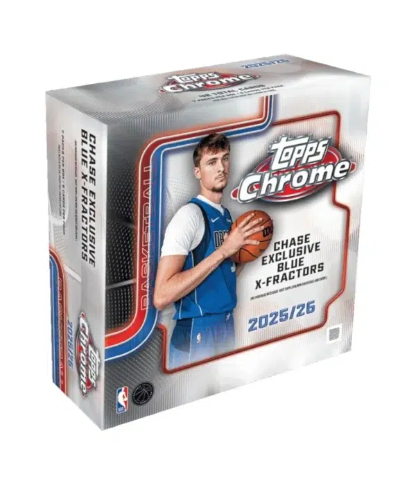 2025-26 Topps Chrome NBA Basketball Mega Box - Sealed