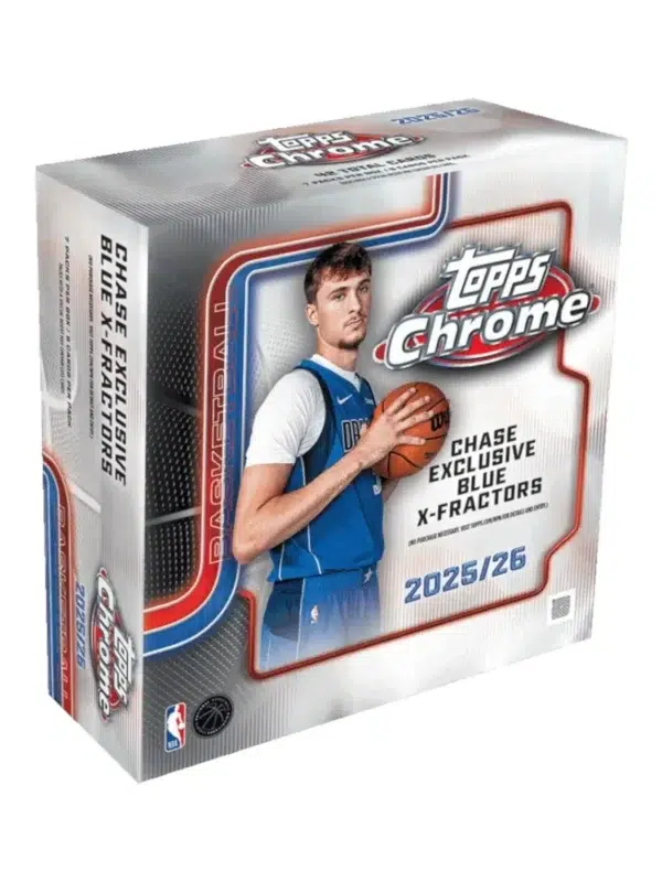 2025-26 Topps Chrome NBA Basketball Mega Box - Sealed