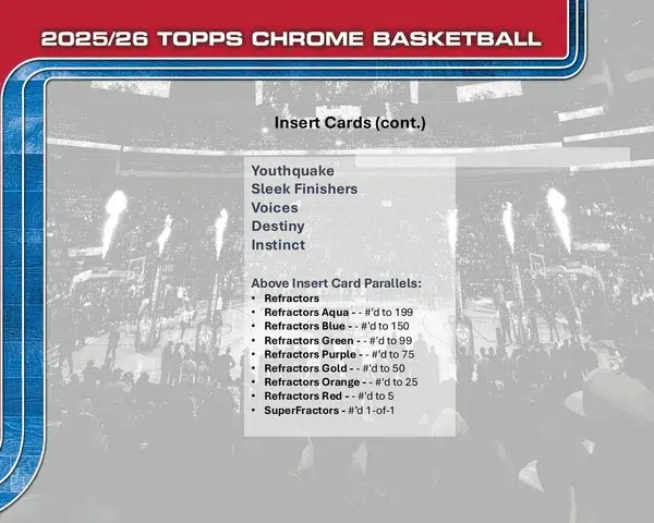 2025-26 Topps Chrome NBA Basketball Mega Box - Sealed
