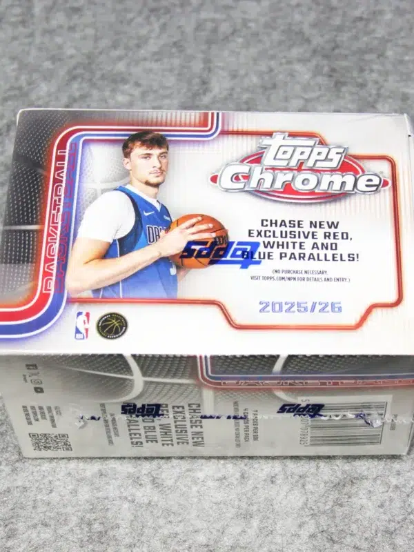 2025-26 Topps Chrome NBA Basketball Value Box - Verzegeld