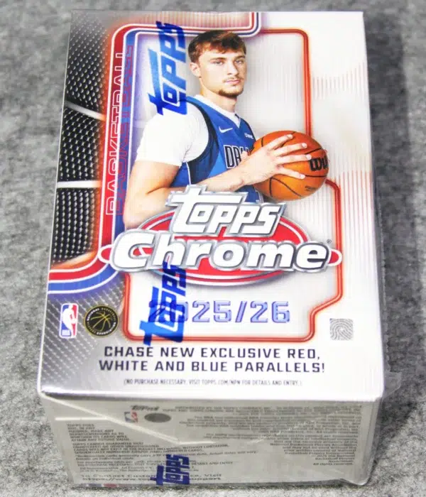 2025-26 Topps Chrome NBA Basketball Value Box - Sealed