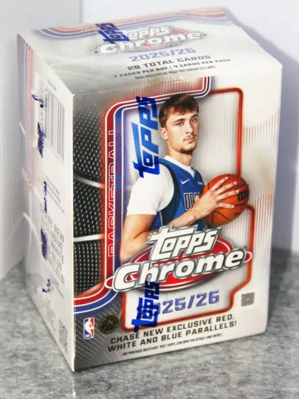 2025-26 Topps Chrome NBA Basketball Value Box - Verzegeld