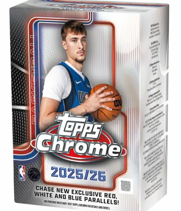 2025-26 Topps Chrome NBA Basketball Value Box - Sealed
