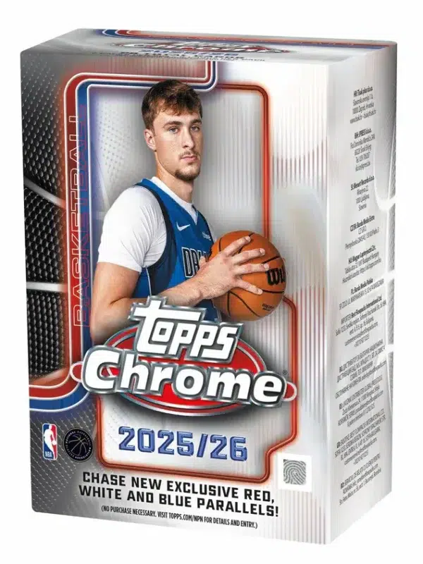 2025-26 Topps Chrome NBA Basketball Value Box - Verzegeld