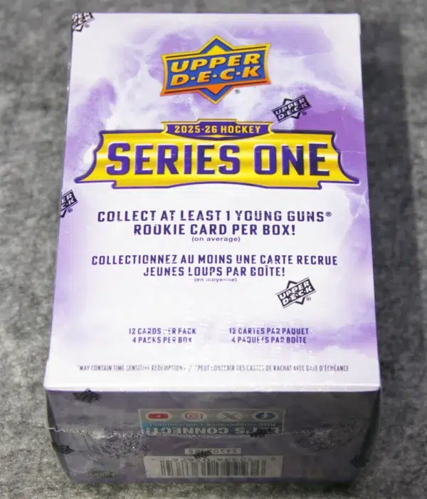 2025-26 Upper Deck Hockey Series 1 Blaster Box - Sealed