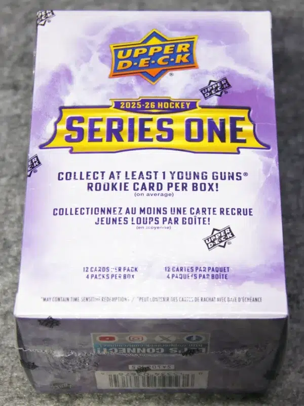 2025-26 Upper Deck Hockey Series 1 Blaster Box - Sealed